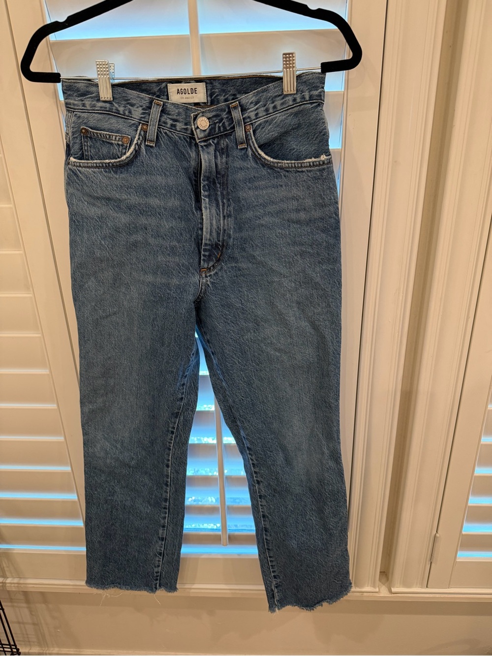 Agolde Women's Jeans in Mid Blue Wash